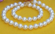  Woman natural  Exquisite 10MM WHITE AKOYA SHELL PEARL NECKLACE 18"-jewelryMs. girl Wedding-JewelryMs. girl Wedding-Jewelry 2024 - buy cheap