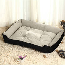 Флисовое одеяло для животных, мягкая зимняя теплая кровать для собак, кошек, покрывало для ног, коврик, кровать для собак 2024 - купить недорого