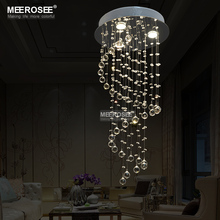 Spiral Design Crystal Ceiling Light Fixture Small Stair Crystal Light fitting lustre lamp Dining Light D400mm H800mm MD6002 2024 - buy cheap