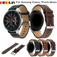 20mm/22mm Strap For Samsung Galaxy Watch 42mm/46mm 3 41mm/45mm Genuine Leather Band Watchband For Samsung Gear S3 / S2 Correa 2024 - buy cheap