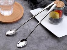 1PC 22.2cm Long Handled 304 Stainless Steel Coffee Spoon Ice Cream Dessert Tea Spoon For Picnic Kitchen Accessories PM 022 2024 - buy cheap