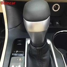 Bbincar At Автоматический чехол для рычага переключения передач хромированная отделка интерьера центр Consle для Toyota Highlander Kluger XU50 2014 2015 2024 - купить недорого
