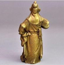 Estatua de cobre de bronce chino raro, dragón de bronce, Guerrero, Guan, Gong, estatua guan yu 2024 - compra barato