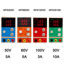 Nps 0-100 v 0-10a banco de laboratório fonte de alimentação três display digital ajustável mini interruptor dc fonte de alimentação para o reparo do telefone 2024 - compre barato