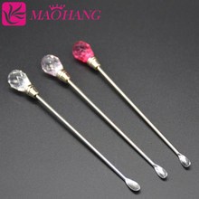 MAOHANG 3pcs/lot new Nail tools Glitter glue phototherapy Acrylic Powder Liquid Mandatory spoon 2024 - buy cheap