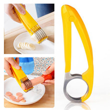 1pcs Creative Stainless Steel Banana Slicer Chopper Fruit Cutter Cucumber Vegetable Peeler Salad Home & Kitchen Gadgets 5ZCF105 2024 - buy cheap