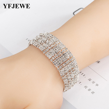 YFJEWE-Pulseras de moda para Mujer, Pulseras de cristal para boda, joyería de regalo para amigo, B230 2024 - compra barato