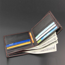 Fashion Men Bifold Business Leather Wallet  ID Credit Card Holder Purse Pockets  Brand New And High Quality Slim Wallet  Purse 2024 - buy cheap