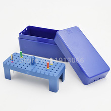 Caja de plástico para esterilización Dental, caja de endodoncia con 72 orificios para pulidora de diamantes y puntos de Guta Percha 2024 - compra barato