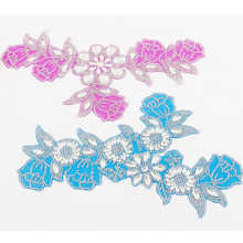 flower Rhinestones crystal Beaded iron on patch parche embroidery patches for clothing parches para la ropa 2024 - buy cheap