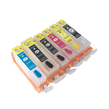 6PCS/lot 6 colors PGI-220 CLI-221 Refill Ink Cartridges For Canon PIXMA MP980 Inkjet Printer With ARC Chips Free Shipping 2024 - buy cheap