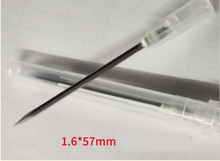 Aguja de masaje de acupuntura 1,6*57mm/2,0*57mm aguja triangular cupping lancet uso 10 piezas 2024 - compra barato