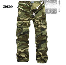 ZOEQO новые тактические брюки военные мужские камуфляжные брюки карго мужские комбинезоны повседневные брюки большие размеры 2024 - купить недорого