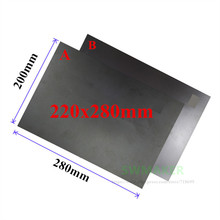 220x280mm Magnetic Adhesive Print Bed Tape Print Sticker Surface Flex Plate for TEVO Tarantula I3 3D Printer 2024 - buy cheap