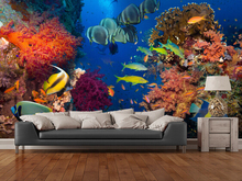 Custom live fish wallpaper. Coral and Fish. 3D wallpaper murals for living room bedroom kitchen wall waterproof vinyl wallpaper 2024 - buy cheap