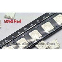 2000 piunids/lote 5050 LED rojo brillante diodos de emisión de luz 400-600cd 2024 - compra barato