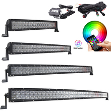 Barra de luz LED 5D de 14 ", 22", 32 ", 42", 50 "y 52" para todoterreno, 4x4, 4WD, Atv, Uaz, 4WD, camión, luces de trabajo, 72w, 120w, 180w, 240w, 300w w 2024 - compra barato