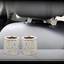 Reposacabezas de decoración de asiento trasero de coche, dijes de diamantes para Mini Cooper Chevrolet Cruze Aveo Lacetti Seat Ibiza Mazda 3 6 CX-5 CX, 1 unidad 2024 - compra barato