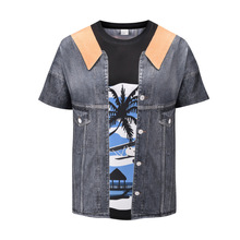 Coldker men 3d t camisa de manga curta impressão digital verão topos casual streetwear masculino pano engraçado design t 2024 - compre barato