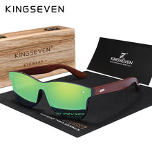 KINGSEVEN marca Rosewood diseño de gafas de sol de lujo de las mujeres de madera Original hecho a mano gafas de sol hombre moda Estilo Vintage 2024 - compra barato
