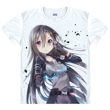 Sword Art Online SAO T-Shirt Asada Shino Shirt Cool T-Shirts anime and manga Printed T Shirts cosplay costumes coolprint 2024 - buy cheap