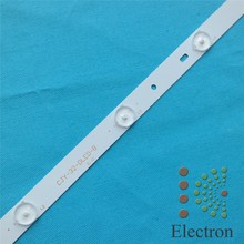 615mm*18mm 7leds LED Backlight Lamps Strips Aluminum plate w/ Optical Lens Fliter For 32'' TV Monitor Panel New 6pcs/lot 2024 - buy cheap