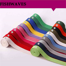Fishwave-alça de fita para celular, conjunto com 20/25/32/38/50mm, faixa de algodão, tecido colorido, para costura, artesanato 2024 - compre barato