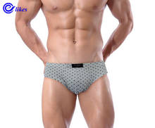 5pcs/lot Plus Big size 100% Cotton Dots Briefs Men's Comfortable Underpants Underwear M to 5XL high quality 2024 - buy cheap