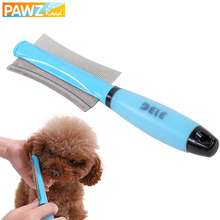 Pet Pente de Cabelo Para O Cabelo Do Gato Do Cão De Pele Removedor de Dupla-face Fácil de Operar Trimmer Deshedding Escova Grooming Ferramenta para o Cabelo Longo Pet 2024 - compre barato