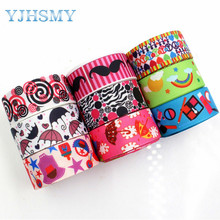 YJHSMY F-17613-658,22 mm 10 yards Cartoon Printed grosgrain ribbons,DIY handmade Hair accessories Material wedding gift wrap 2024 - buy cheap