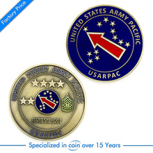 Promotional Metal Fashion Souvenir Coin cheap custom round metal coins with enamel 2024 - buy cheap