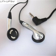 Linhuipad 3.5mm Siliver stereo earbud earphone for school library ,hospital 50pcs/lot 2024 - buy cheap