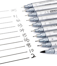 10pc Micron Pen Needle drawing Pen cartoon sketch strokes hand Art waterproof  Brush pen Art Markers Stationery Office Supplies 2024 - buy cheap