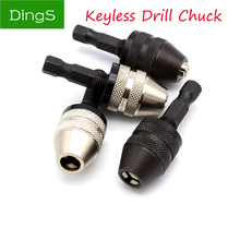 6mm Shank Keyless Drill Chuck Screwdriver Impact Driver Adaptor 1/4 Hex Shank Drill Bit Tool Quick Change Convertor Adapter 2024 - buy cheap