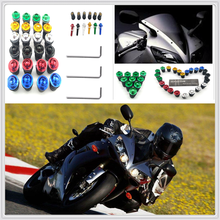 Kit de tornillos de motocicleta para BMW, Kit de tornillos de oro con perno del parabrisas para motocicleta BMW F650GS F700GS Moto guzzi CALIFORNIA Custom, 10 Uds. 2024 - compra barato