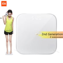 2019 Original Xiaomi Smart Weighing Scale 2 Bluetooth 5.0 MiFit APP Control Precision Weight Scale LED Display Fitness Household 2024 - buy cheap