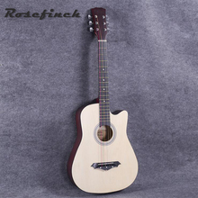 Hot Selling 38 Inch Acoustic Guitar Beginners Practice Guitar Wood Color Basswood Guitar Excellet Musical Instrument Gift AGT13 2024 - buy cheap