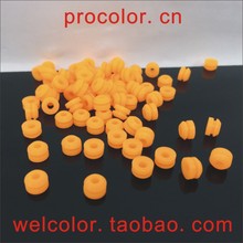 Anel de borracha de silicone laranja em formato de t, luvas protetoras para gancho de fio, faixa de proteção para fio 5 3/8 "3/16mm 2024 - compre barato