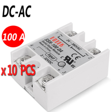 10 PCS 100A DC-AC Industrial Solid State Relay 4-32V DC Input and 24-380VAC Output SSR-100DA Sinotimer 2024 - buy cheap