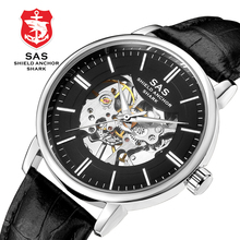 shark brand Ocean Geometry Design Transparent Skeleton Dial Mens Watch Luxury Automatic Fashion Mechanical Watch relojes hombre 2024 - buy cheap