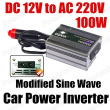 12V DC to AC 220V Car Auto Power Inverter Converter Adapter 100W Wholesale voltage transformer modifier sine wave 2024 - buy cheap