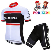 Cycling Jersey Set Kids Short Sleeve Summer Cycling Clothing for Boys Girls MTB Bike Bicycle Ropa Children Bike Wear 2024 - buy cheap