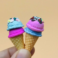 1/6 Scale Dollhouse Miniature Ice-cream Simulation Resin Pretend Food for Blyth Barbies BJD Doll House Kitchen Play Toys 2024 - buy cheap