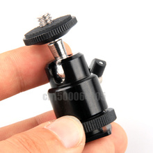 Durable Ballhead Stand Mini 1/4 Inch Ball Head for DSLR Tripod Lightweight flash holder Cameras and tripod with 1/4" screw 2024 - buy cheap