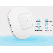 2.4GHz Wireless Ap 300Mbps N300 Indoor Ceiling AP 802.11nbg WiFi wall hanging Access Point 100Mbps RJ45 Port PoE DC Power Supply 2024 - buy cheap
