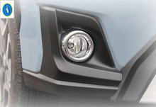 Яркий автомобильный аксессуар Yimaautotrims, передние противотуманные фары, противотуманные фары, кольцевая накладка фары для Subaru XV Crosstrek 2017 2018 2019 2020 2024 - купить недорого