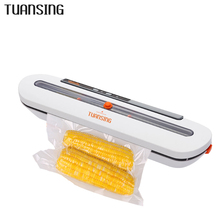 TUANSING Vacuum Food Sealers Household Food Automatic Vacuum Sealing Machine with 10pcs Bags 220V/110V EU/US/AU/UK Vacuum Sealer 2024 - buy cheap