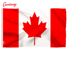 Bandeira larga à prova d'água, 90x150cm, cem por cento, poliéster, estampada, bandeiras canadá 2024 - compre barato