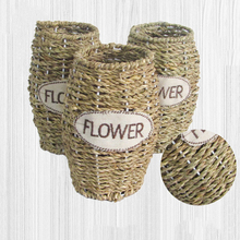 Creative seaweed belly storage basket vase wicker storage basket garden flower pot sowing hand-woven Handmade organizer-66862 2024 - buy cheap