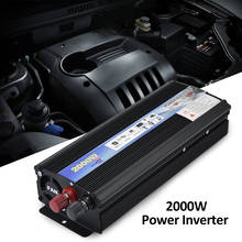 Car Vehicle 2000W Power Inverter Voltage DC 12V to AC 220V Power Car Converter Car Travel Inverter with USB Port 2024 - buy cheap